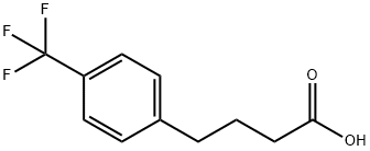 4-三氟甲基苯丁酸 结构式