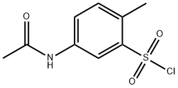 5-乙酰基氨基-2-甲基苯磺酰氯 结构式