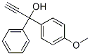 1-(4-甲氧基苯基)-1-苯基丙-2-炔-1-醇 结构式