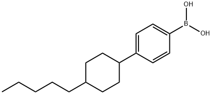 4-(4-戊基环己基)苯硼酸 结构式