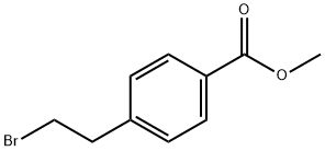 4-(2-溴乙基)苯甲酸甲酯 结构式