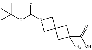 6-AMino-2-Boc-2-azaspiro[3.3]heptane-6-carboxylic acid 结构式