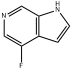 1H-Pyrrolo[2,3-c]pyridine, 4-fluoro- 结构式
