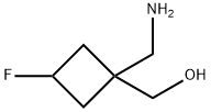 1-(Aminomethyl)-3-fluoro-cyclobutanemethanol 结构式