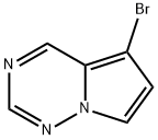 5-Bromo-pyrrolo[2,1-f][1,2,4]triazine 结构式