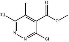 3,6-二氯-5-甲基哒嗪-4-甲酸甲酯 结构式