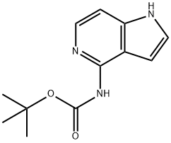 Carbamic acid, N-?1H-?pyrrolo[3,?2-?c]?pyridin-?4-?yl-?, 1,?1-?dimethylethyl ester 结构式