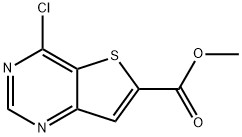 methyl 4-chlorothieno[3,2-d]pyrimidine-6-carboxylate 结构式