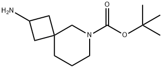 tert-butyl 2-amino-6-azaspiro[3.5]nonane-6-carboxylate 结构式