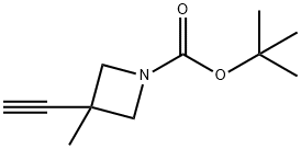 1-Boc-3-ethynyl-3-methylazetidine 结构式