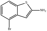 2-Amino-4-bromo-benzo[b]thiophene 结构式