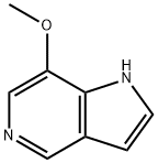 1H-Pyrrolo[3,2-c]pyridine, 7-Methoxy- 结构式