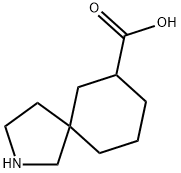 2-azaspiro[4.5]decane-7-carboxylic acid 结构式