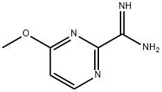 4-甲氧基嘧啶-2-甲脒 结构式