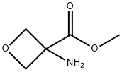 3-氨基氧杂环丁烷-3-羧酸甲酯 结构式