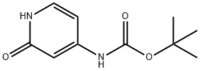 4-(BOC-氨基)-2-羟基吡啶 结构式