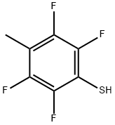 4-甲基-2,3,5,6-四氟苯硫酚 结构式