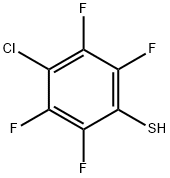 4-氯-2,3,5,6-四氟苯硫醇 结构式