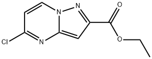 5-氯吡唑并[1,5-A]嘧啶-2-羧酸乙酯 结构式