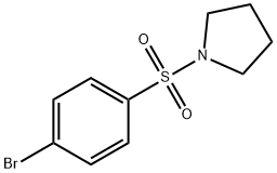 1-(4-溴苯基磺酰)吡咯啉 结构式