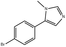 5-(4-溴苯基)-1-甲基咪唑 结构式