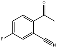 2-氰基-4-氟苯乙酮 结构式