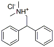 2,2-diphenylethyldimethylammonium chloride 结构式