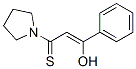 Pyrrolidine,  1-(3-hydroxy-3-phenyl-1-thioxo-2-propenyl)-  (9CI) 结构式