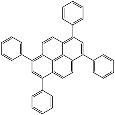 1,3,6,8-四苯基芘 结构式