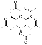 1-thio-beta-D-glucose pentaacetate 结构式