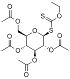 beta-D-四乙酰葡萄糖乙基黄原酸酯 结构式