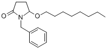 2-Pyrrolidinone, 5-(octyloxy)-1-(phenylmethyl)-, (+-)- 结构式