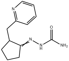 2-(2-Pyridylmethyl)cyclopentanone semicarbazone 结构式