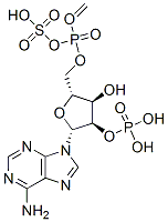 adenosine 2'-phosphate 5'-methylenephosphosulfate 结构式