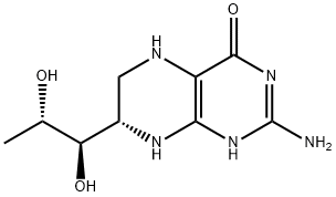 2-amino-4-hydroxy-7-(dihydroxypropyl)-5,6,7,8-tetrahydrobiopterin 结构式