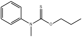 Carbamothioic  acid,  methylphenyl-,  O-propyl  ester  (9CI) 结构式