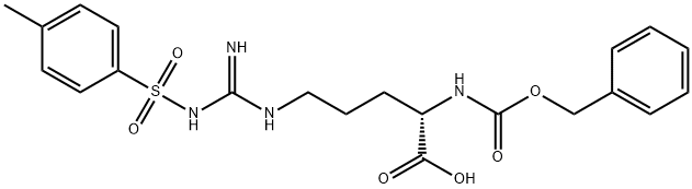 NALPHA-苄氧羰基-NOMEGA-对甲苯磺酰基-L-精氨酸 结构式