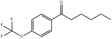 1-[4-(TrifluoroMethoxy)phenyl]hexan-1-one 结构式