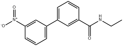 N-Ethyl-3-(3-nitrophenyl)benzaMide 结构式