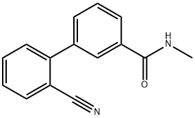 3-(2-Cyanophenyl)-N-MethylbenzaMide 结构式