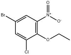 5-BroMo-1-chloro-2-ethoxy-3-nitrobenzene 结构式