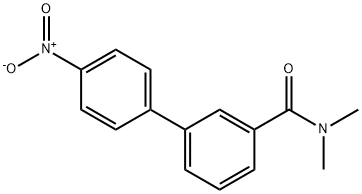 N,N-DiMethyl-3-(4-nitrophenyl)benzaMide 结构式