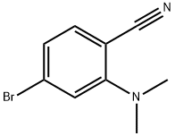 4-溴-2-(二甲氨基)苯甲腈 结构式