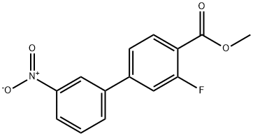 Methyl 2-fluoro-4-(3-nitrophenyl)benzoate 结构式
