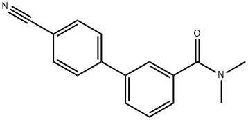 3-(4-Cyanophenyl)-N,N-diMethylbenzaMide 结构式
