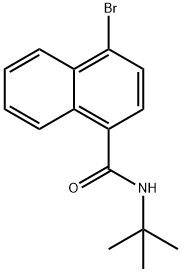 N-t-Butyl 4-broMonaphthaMide 结构式
