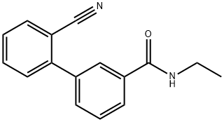 3-(2-Cyanophenyl)-N-ethylbenzaMide 结构式
