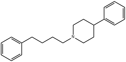 4-phenyl-1-(4-phenylbutyl)piperidine 结构式