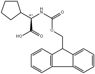 FMOC-D-环戊基甘氨酸 结构式