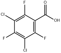3,5-二氯-2,4,6-三氟苯甲酸 结构式